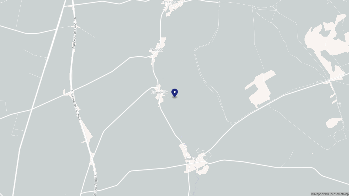 Aperçu cartographique de Grandville, centré sur la commune