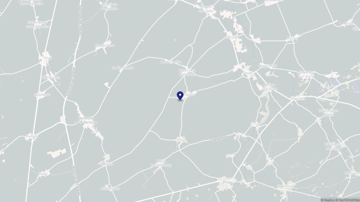 Aperçu cartographique de Longsols, centré sur la commune