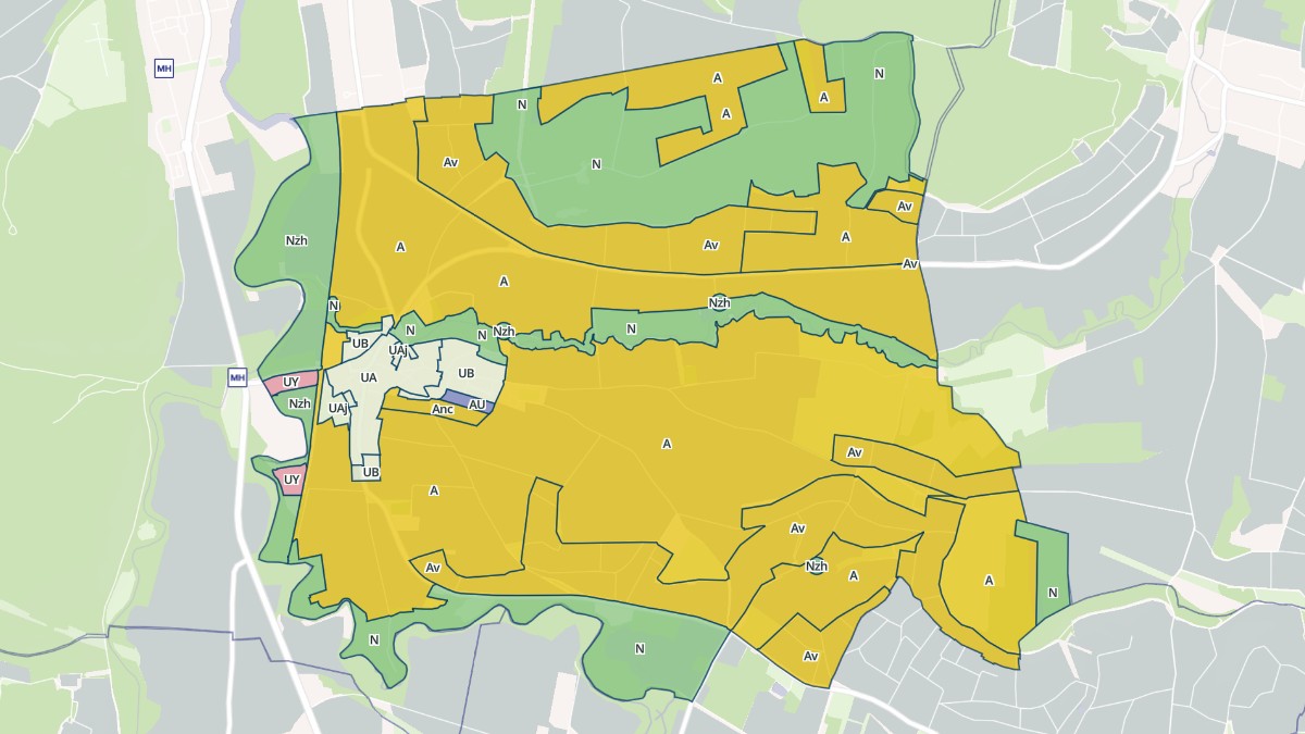 Aperçu cartographique de Merrey-sur-Arce, centré sur la commune