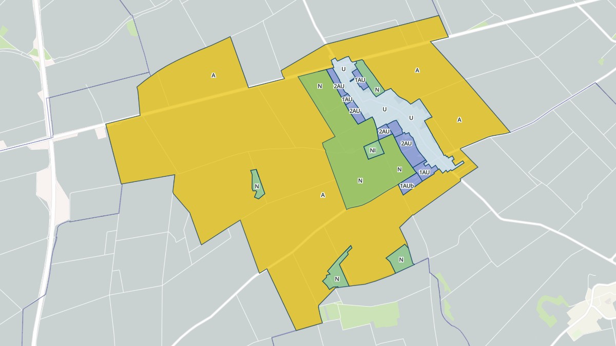 Aperçu cartographique de Mesnil-Sellières, centré sur la commune