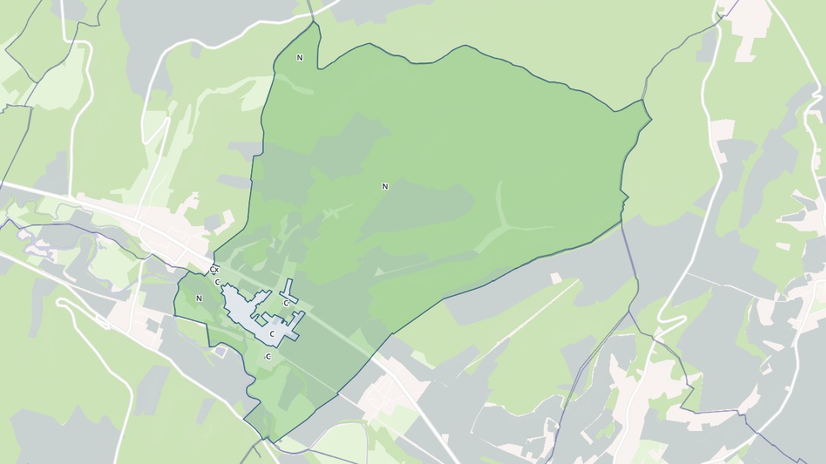 Aperçu cartographique de Montier-en-l'Isle, centré sur la commune