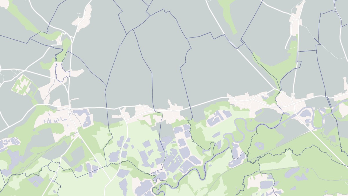 Aperçu cartographique de Périgny-la-Rose, centré sur la commune