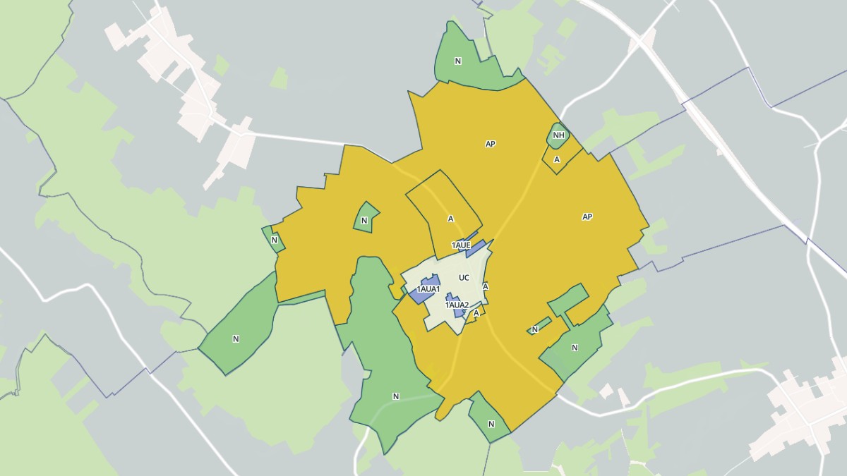 Aperçu cartographique de Prugny, centré sur la commune
