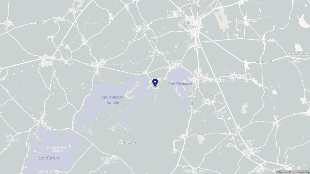 Aperçu cartographique de Radonvilliers, centré sur la commune