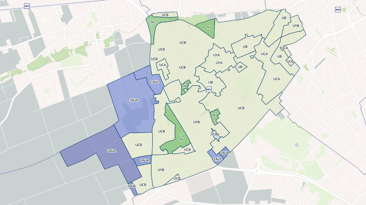 Aperçu cartographique de Saint-André-les-Vergers, centré sur la commune