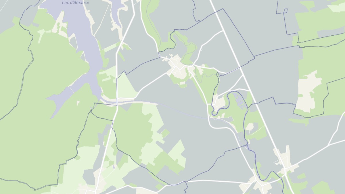 Aperçu cartographique de Unienville, centré sur la commune