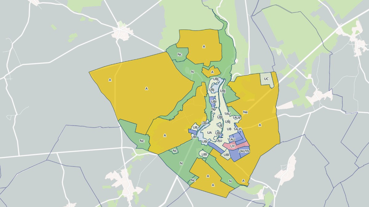 Aperçu cartographique de Villenauxe-la-Grande, centré sur la commune