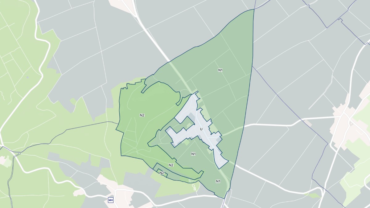Aperçu cartographique de Villery, centré sur la commune