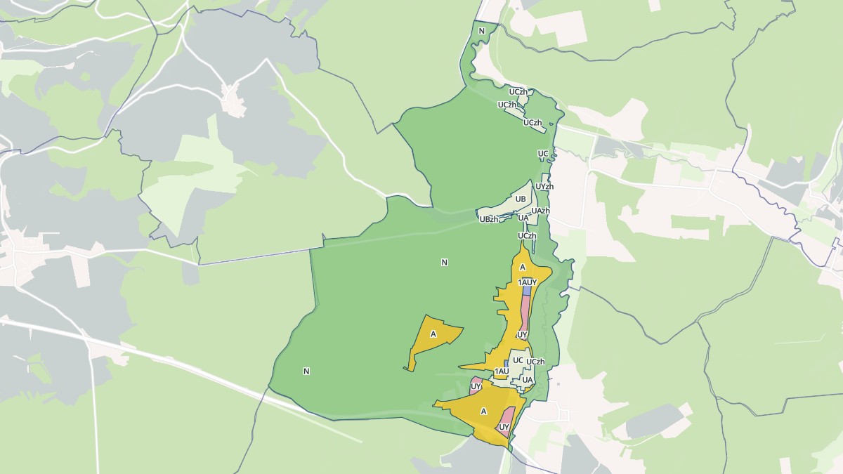 Aperçu cartographique de Ville-sous-la-Ferté, centré sur la commune