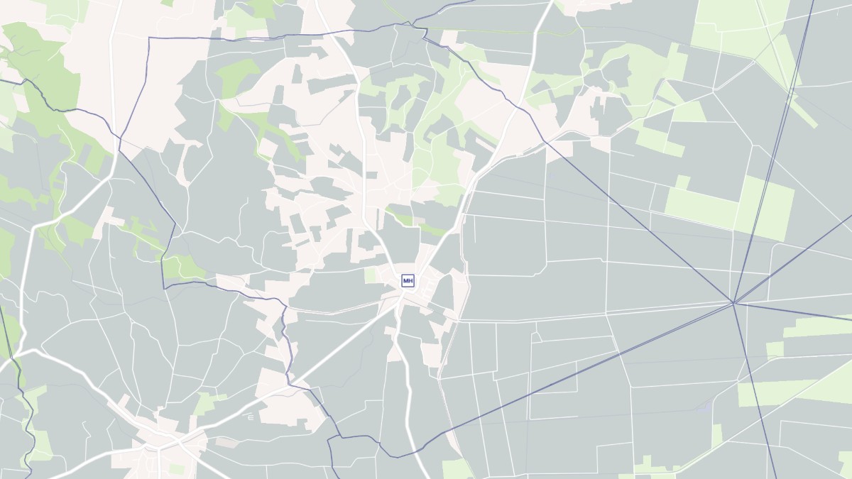 Aperçu cartographique de Aigues-Vives, centré sur la commune