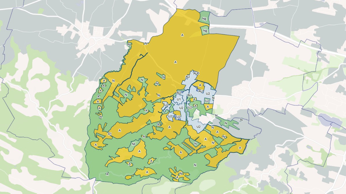 Aperçu cartographique de Alairac, centré sur la commune