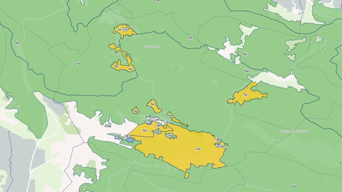 Aperçu cartographique de Belvis, centré sur la commune