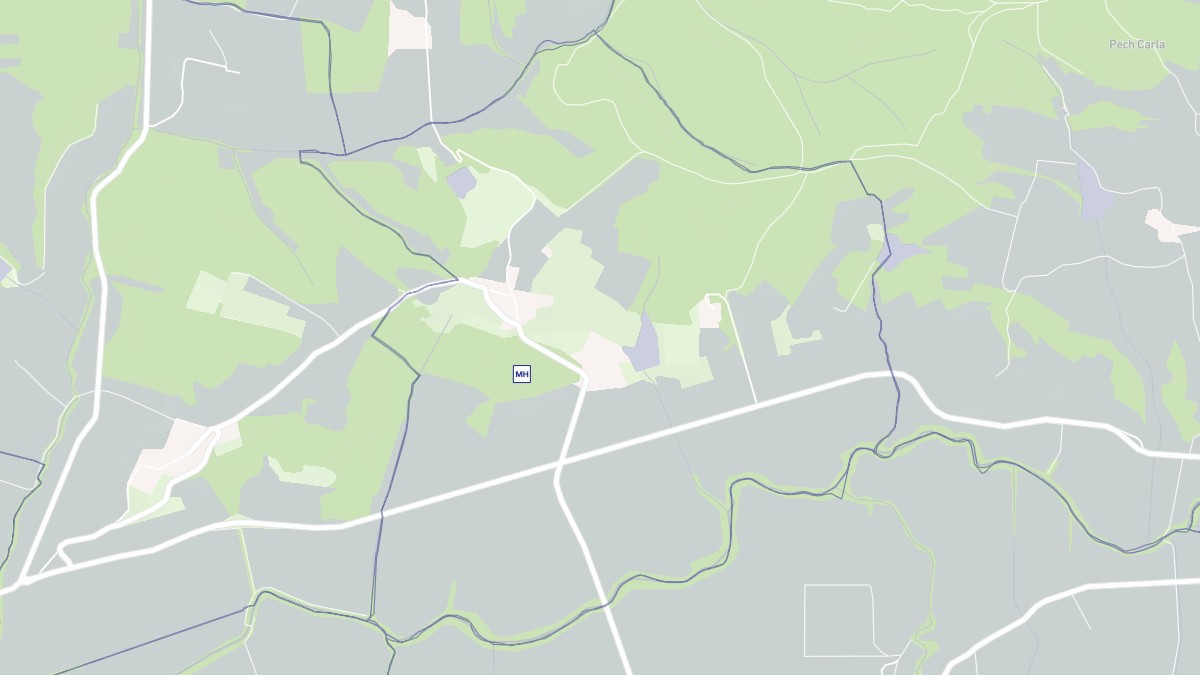 Aperçu cartographique de Cahuzac, centré sur la commune