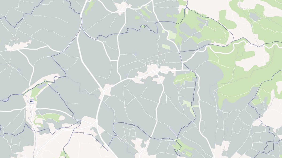 Aperçu cartographique de Cailhau, centré sur la commune