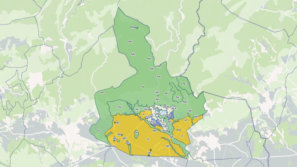 Aperçu cartographique de Caunes-Minervois, centré sur la commune