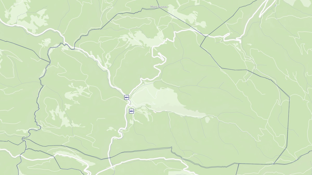 Aperçu cartographique de Clermont-sur-Lauquet, centré sur la commune