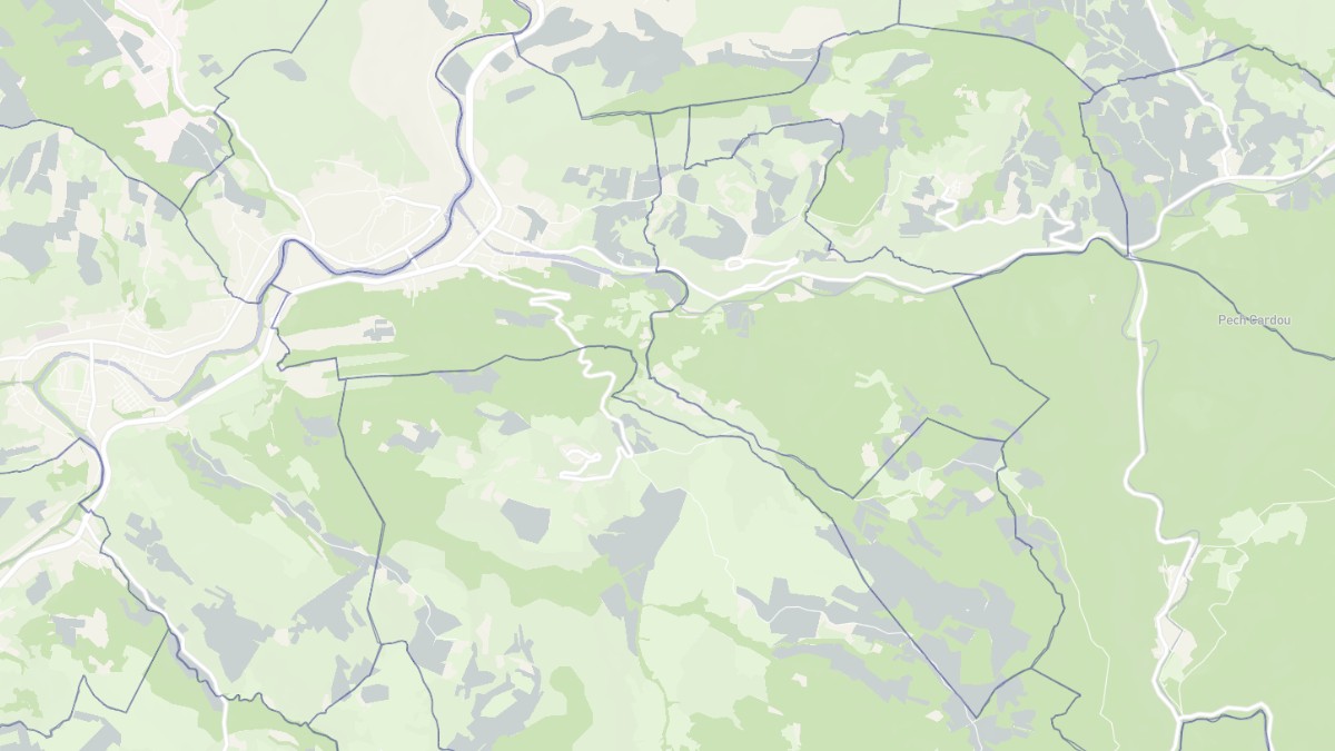 Aperçu cartographique de Couiza, centré sur la commune