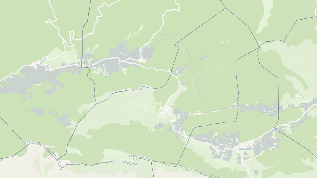 Aperçu cartographique de Duilhac-sous-Peyrepertuse, centré sur la commune