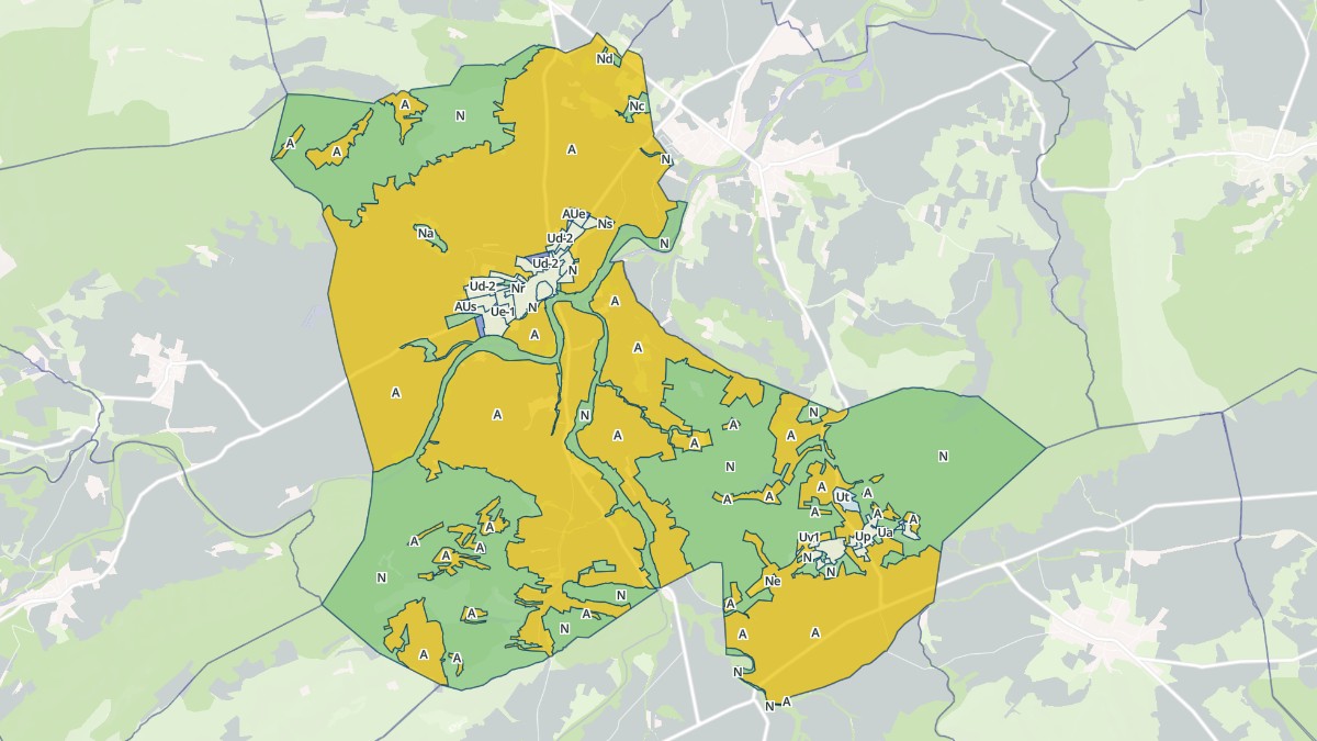Aperçu cartographique de Fabrezan, centré sur la commune