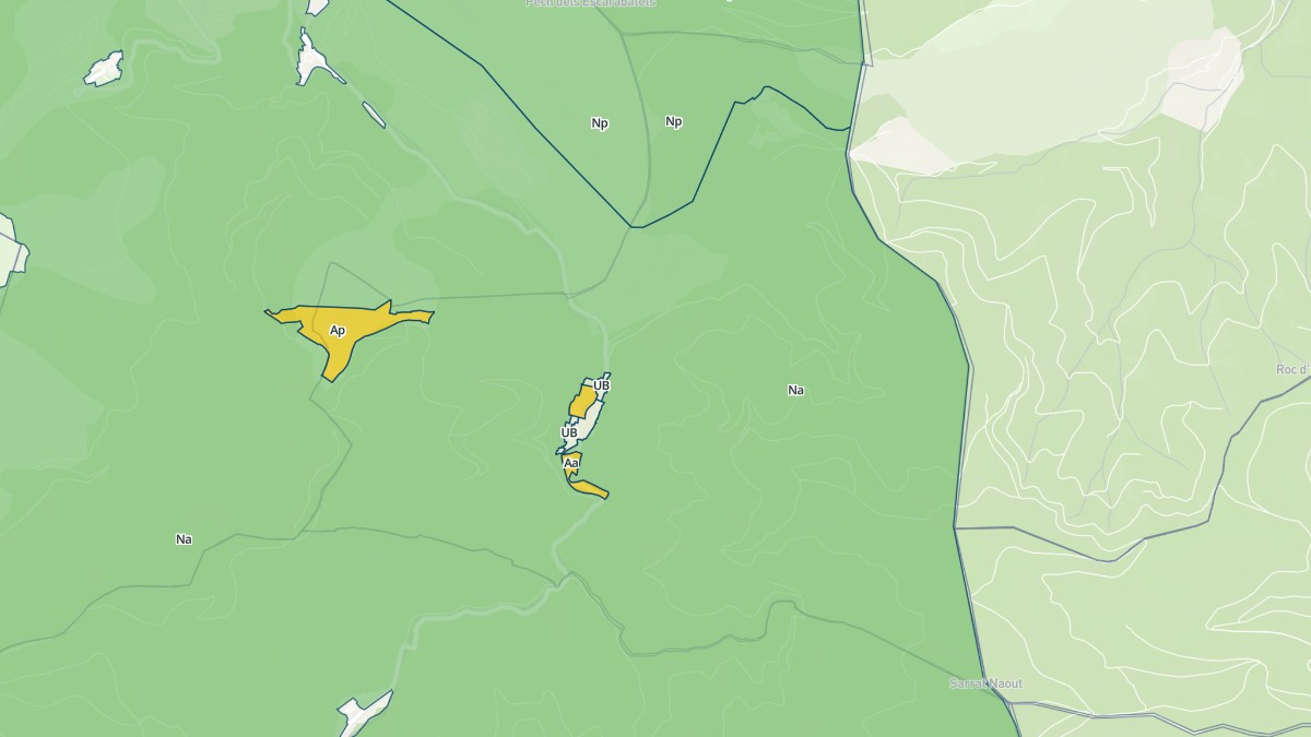Aperçu cartographique de Gincla, centré sur la commune
