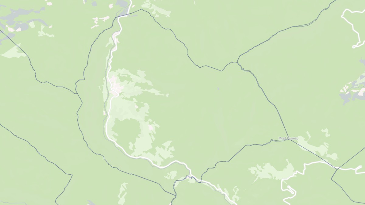 Aperçu cartographique de Greffeil, centré sur la commune