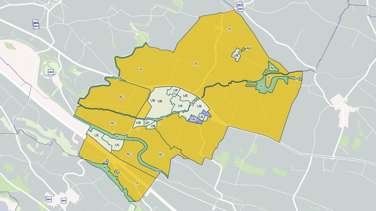 Aperçu cartographique de Labastide-d'Anjou, centré sur la commune