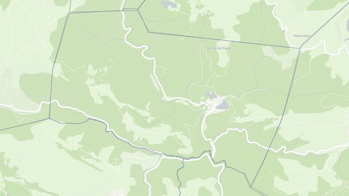 Aperçu cartographique de Lanet, centré sur la commune