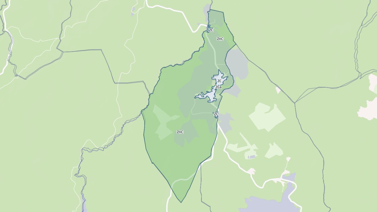 Aperçu cartographique de Laprade, centré sur la commune