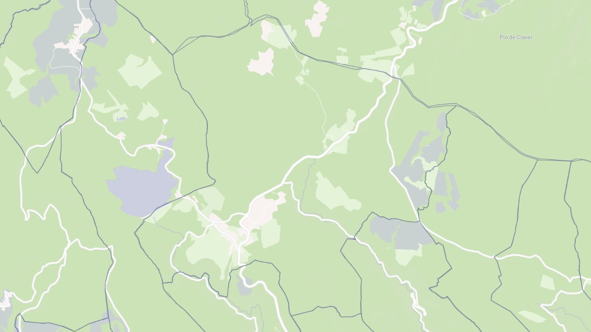 Aperçu cartographique de Les Martys, centré sur la commune