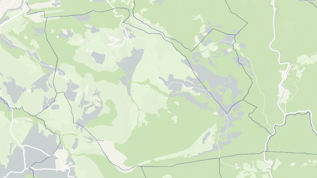 Aperçu cartographique de Rennes-le-Château, centré sur la commune