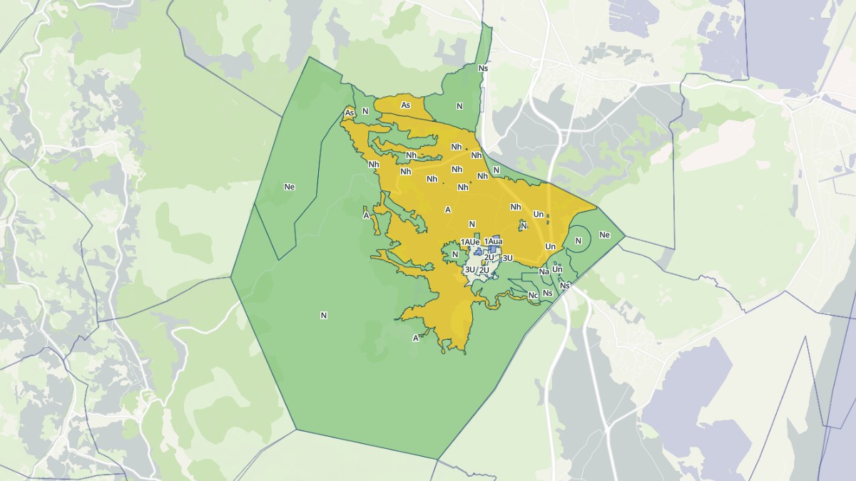 Aperçu cartographique de Roquefort-des-Corbières, centré sur la commune