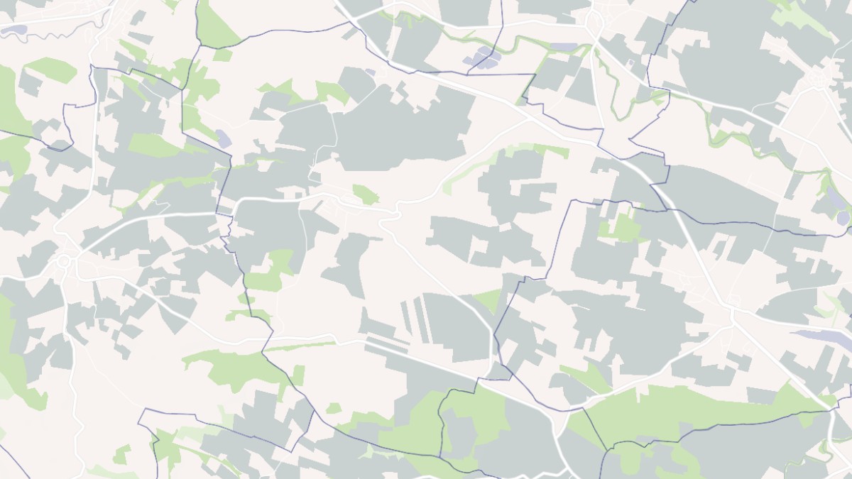 Aperçu cartographique de Routier, centré sur la commune