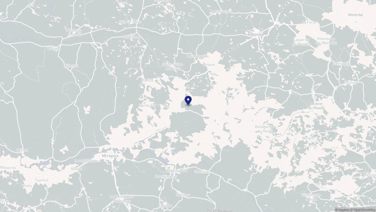 Aperçu cartographique de Saint-Gaudéric, centré sur la commune