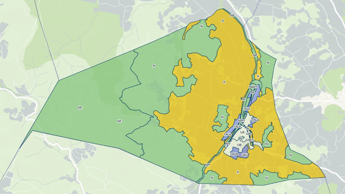 Aperçu cartographique de Saint-Jean-de-Barrou, centré sur la commune