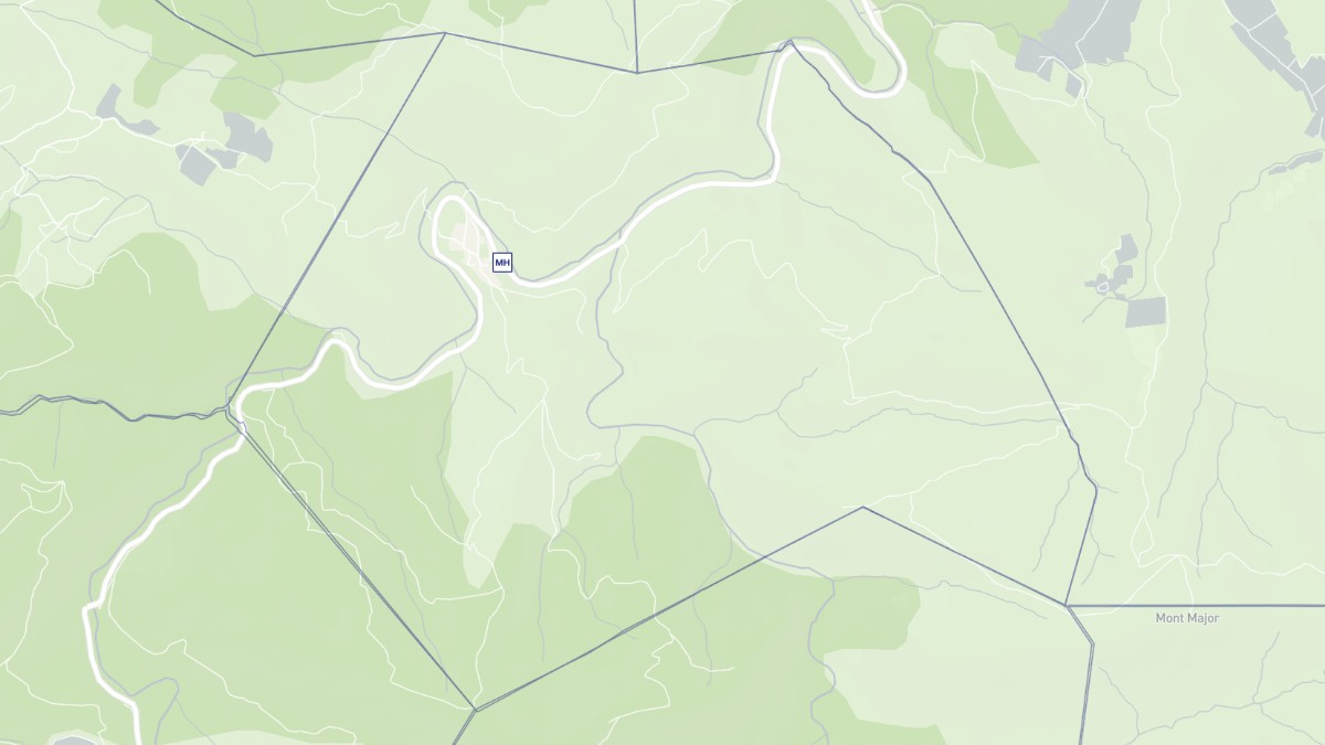 Aperçu cartographique de Saint-Martin-des-Puits, centré sur la commune