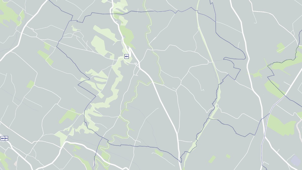 Aperçu cartographique de Saint-Paulet, centré sur la commune