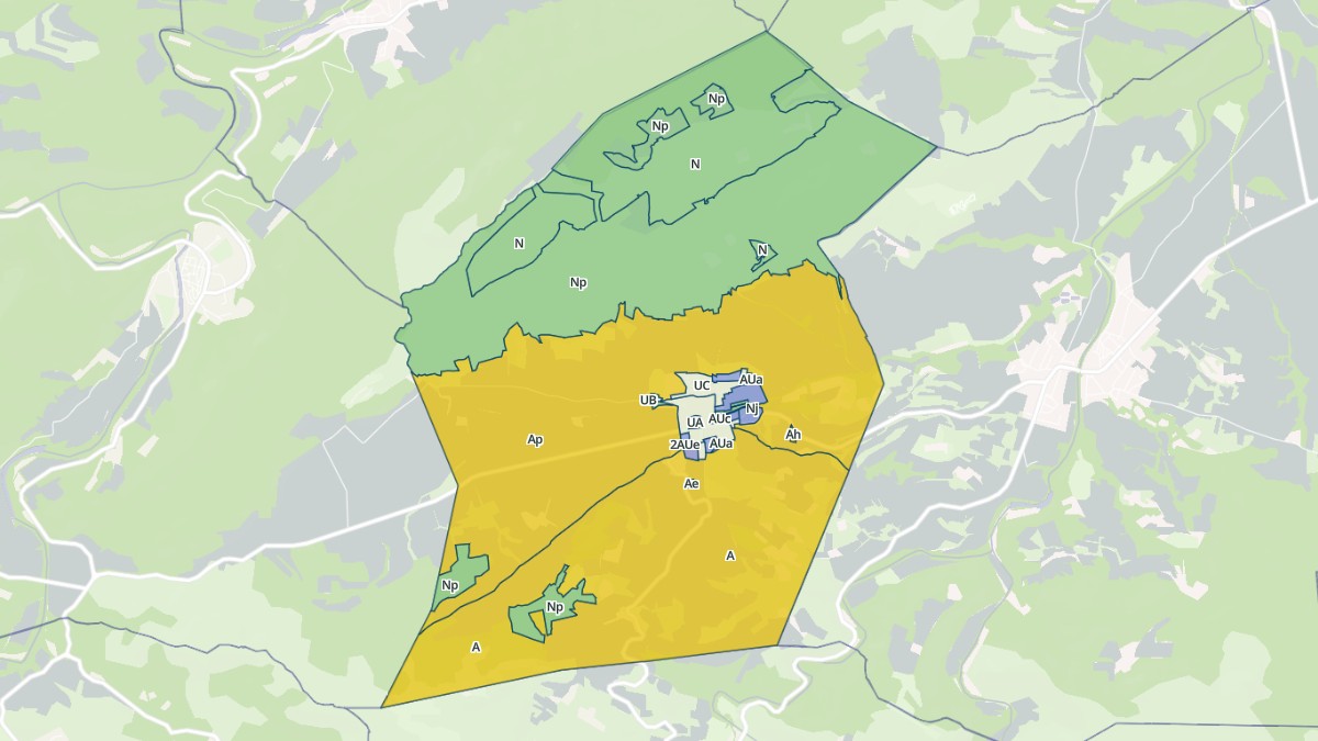 Aperçu cartographique de Tournissan, centré sur la commune