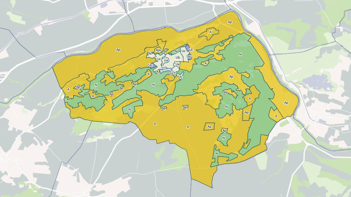 Aperçu cartographique de Tourouzelle, centré sur la commune