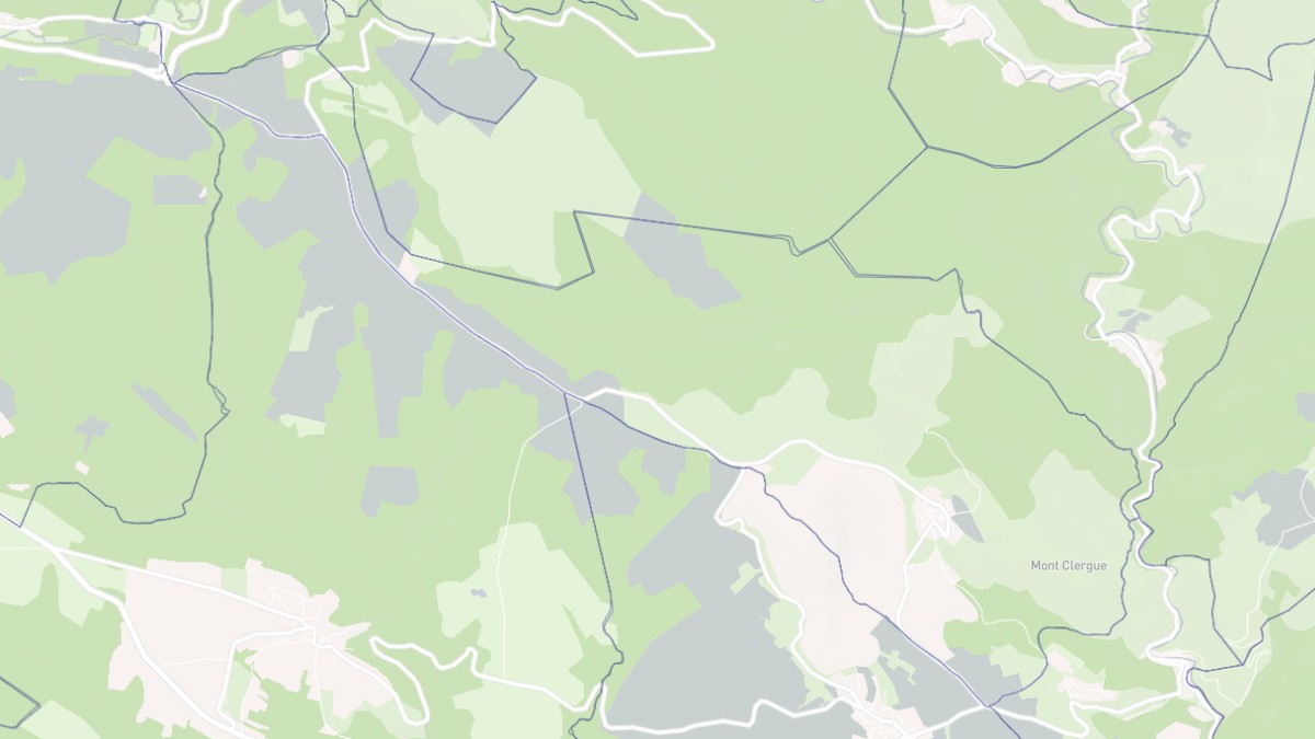 Aperçu cartographique de Villanière, centré sur la commune