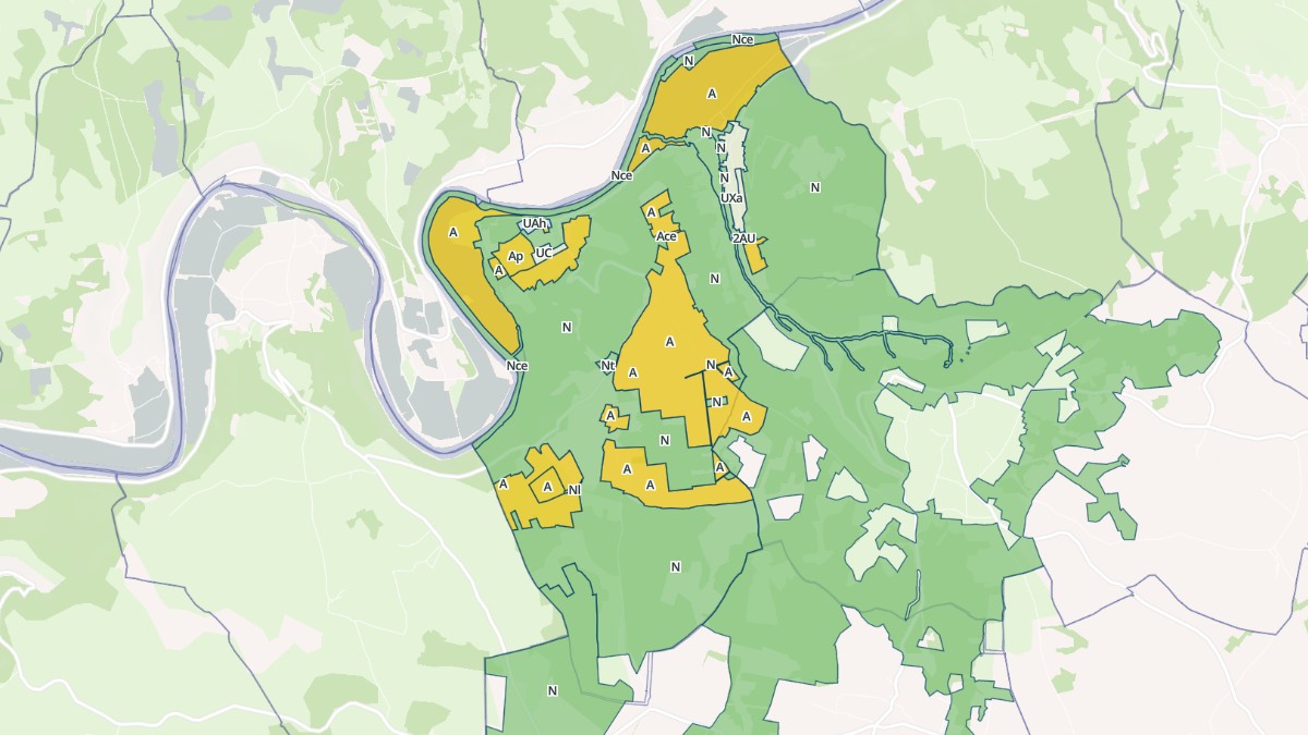 Aperçu cartographique de Ambeyrac, centré sur la commune