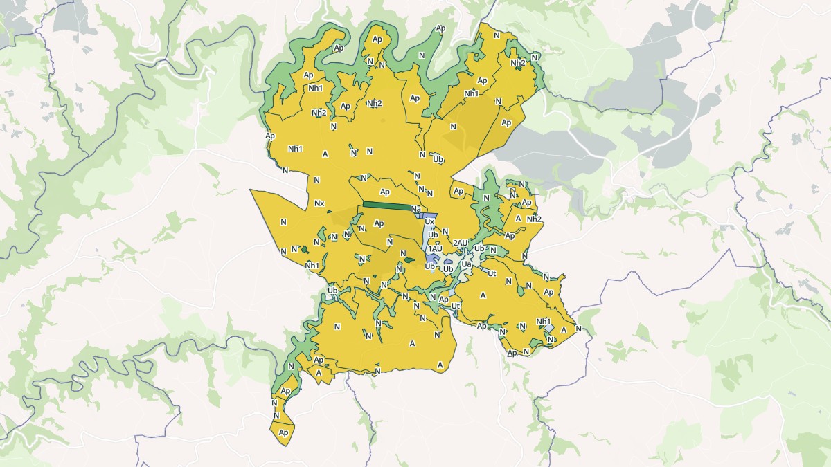 Aperçu cartographique de Cassagnes-Bégonhès, centré sur la commune