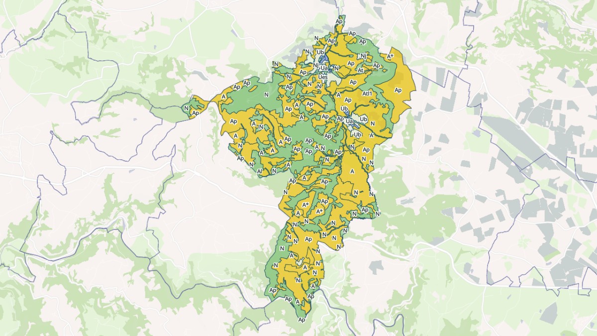 Aperçu cartographique de Clairvaux-d'Aveyron, centré sur la commune