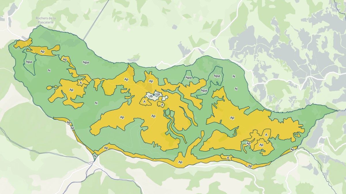 Aperçu cartographique de Le Clapier, centré sur la commune