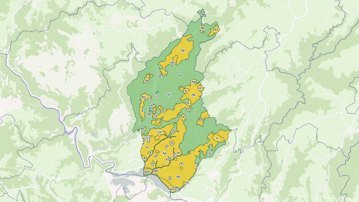 Aperçu cartographique de Coubisou, centré sur la commune