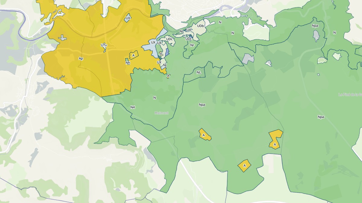 Aperçu cartographique de Creissels, centré sur la commune