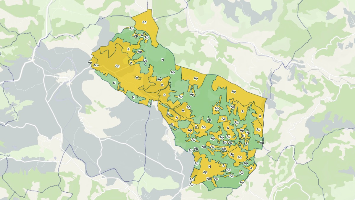 Aperçu cartographique de Gissac, centré sur la commune