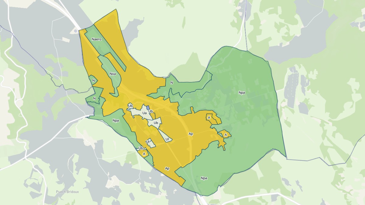 Aperçu cartographique de L'Hospitalet-du-Larzac, centré sur la commune