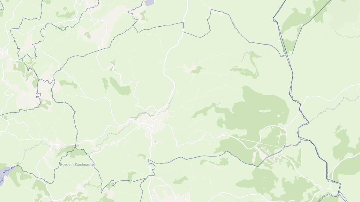 Aperçu cartographique de Laguiole, centré sur la commune