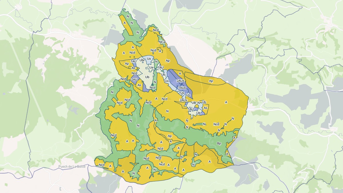 Aperçu cartographique de Laissac-Sévérac l'Église, centré sur la commune