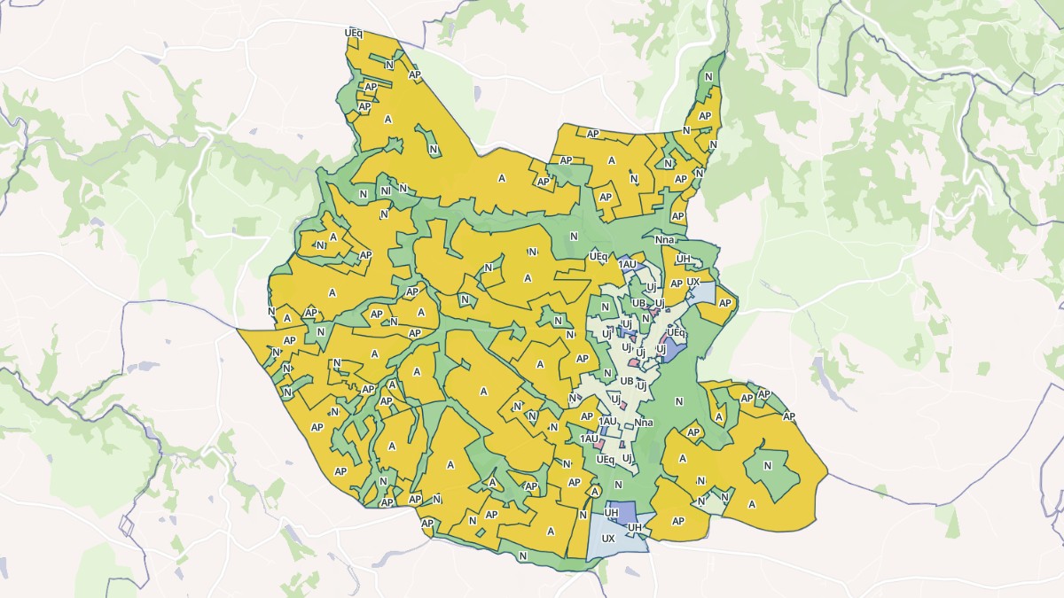 Aperçu cartographique de Montbazens, centré sur la commune